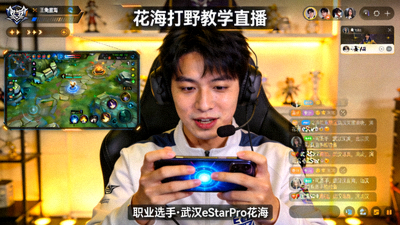王者荣耀职业选手花海打野教学直播